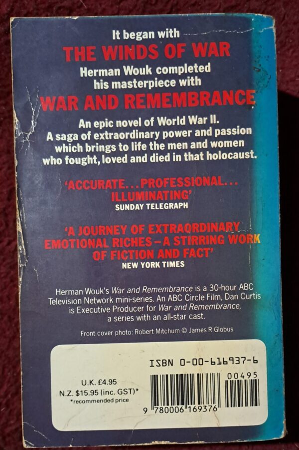 War And Remembrance – Herman Wouk secondhand book