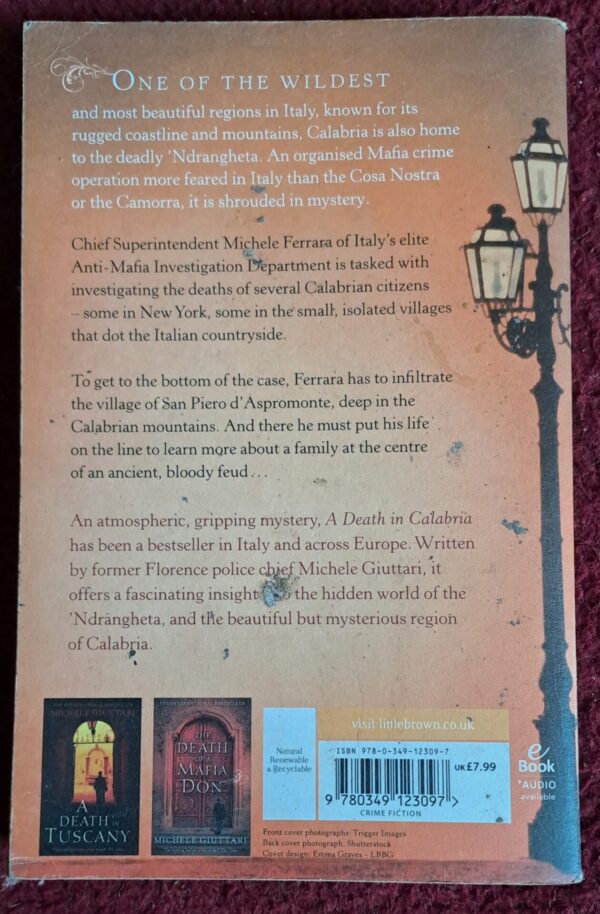 A Death In Calabria – Michele Giuttari secondhand book