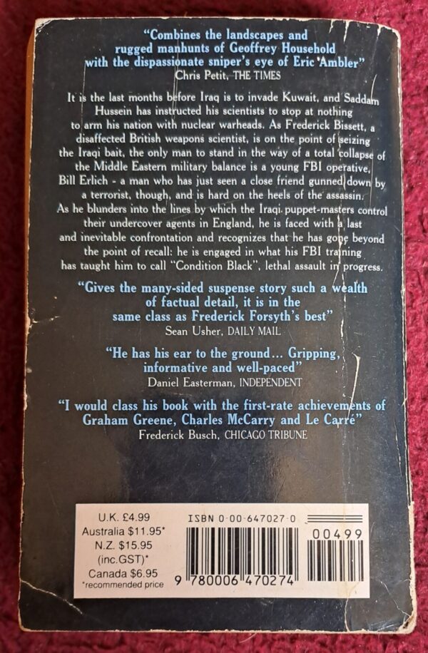 Condition Black – Gerald Seymour secondhand book