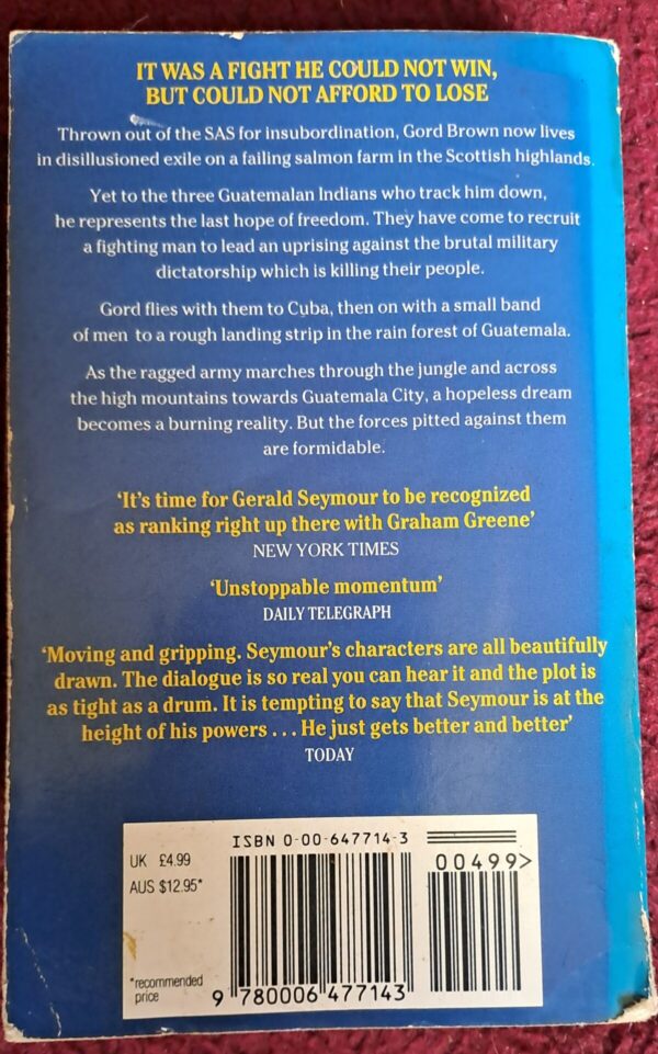 20250831_111747 The Fighting Man – Gerald Seymour secondhand book