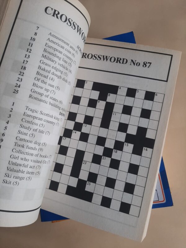 Clearview Crossword Puzzles | Word Puzzles | Crossword Dictionary (Bundle) secondhand book