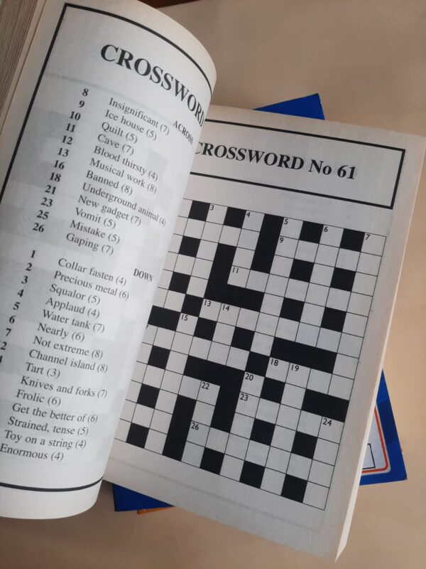 Clearview Crossword Puzzles | Word Puzzles | Crossword Dictionary (Bundle) secondhand book
