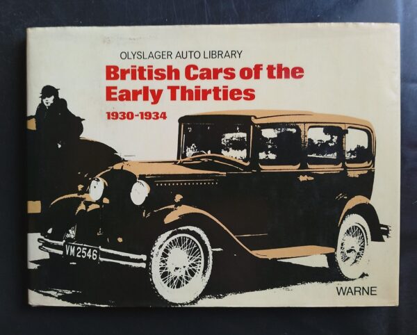 British Cars Of The Early Thirties 1930-1934 secondhand book