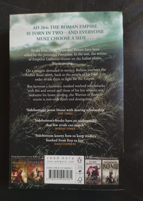 Warrior Of Rome: The Amber Road – Harry Sidebottom secondhand book