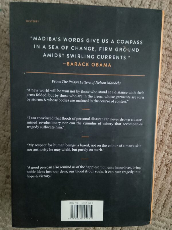 IMG_20250817_125817 The Prison Letters Of Nelson Mandela – Sahm Venter secondhand book