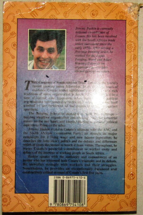 Striking Back: A History Of Cosatu – Jeremy Baskin secondhand book