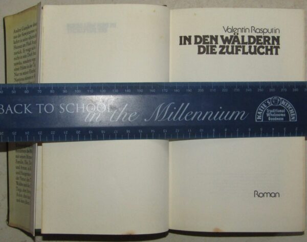 In Den Waldern Die Zuflucht – Valentin Rasputin (German) secondhand book