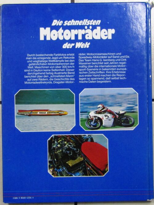 Die Schnellsten Motorräder Der Welt – Isenberg, Maxeiner (German) secondhand book