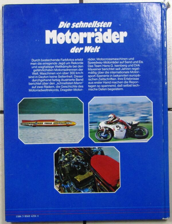 Die Schnellsten Motorräder Der Welt – Isenberg, Maxeiner (German) secondhand book