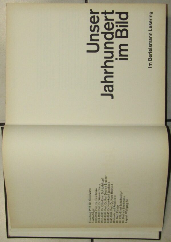 Unser Jahrhundert Im Bild – Kluke, Mann (German) secondhand book