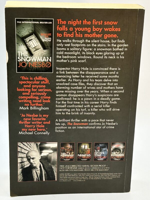 The Snowman – Jo Nesbo | Proof Copy secondhand book