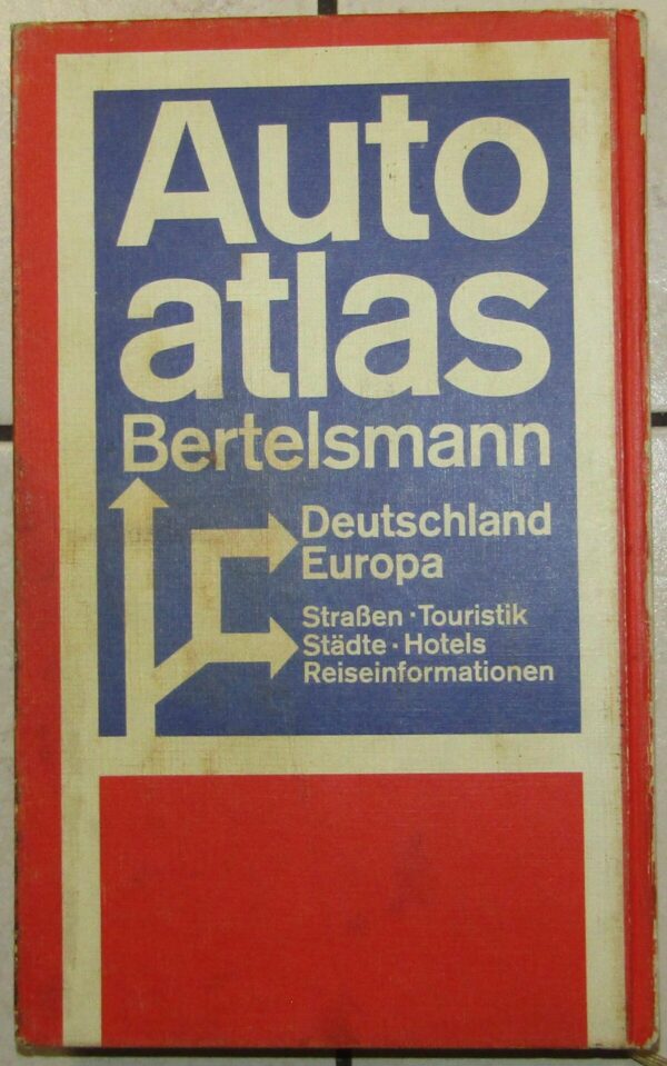 Auto Atlas Bertelsmann: Deutschland & Europa (German) secondhand book