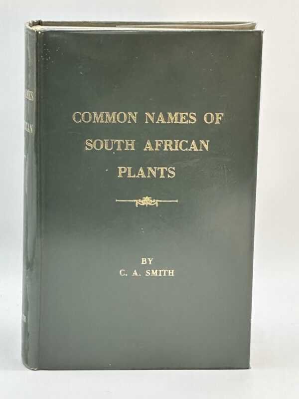 Common Names Of South African Plants – C.A. Smith secondhand book