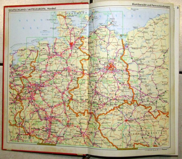 Auto Atlas Bertelsmann: Deutschland & Europa (German) secondhand book