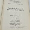 Common Names Of South African Plants – C.A. Smith secondhand book