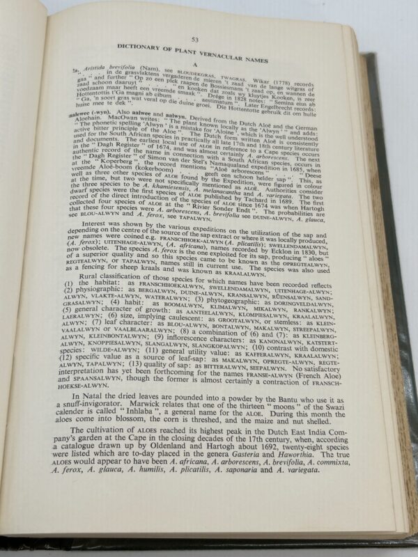 Common Names Of South African Plants – C.A. Smith secondhand book