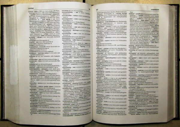 Routledge German Technical Dictionary: English-German secondhand book