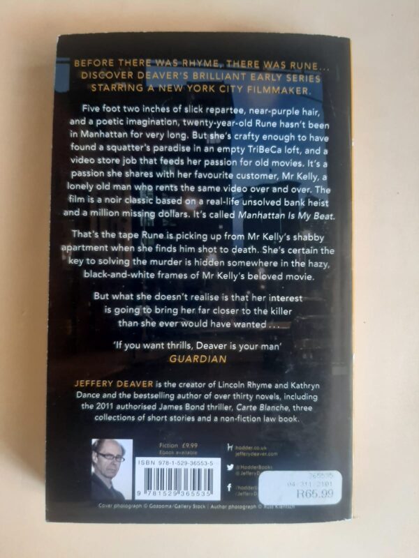 Manhattan Is My Beat – Jeffery Deaver secondhand book