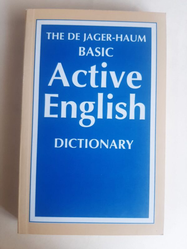 The De Jager-Haum Basic Active English Dictionary – PH Collin secondhand book