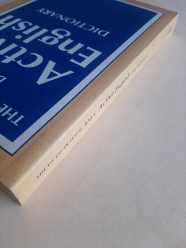 The De Jager-Haum Basic Active English Dictionary – PH Collin secondhand book