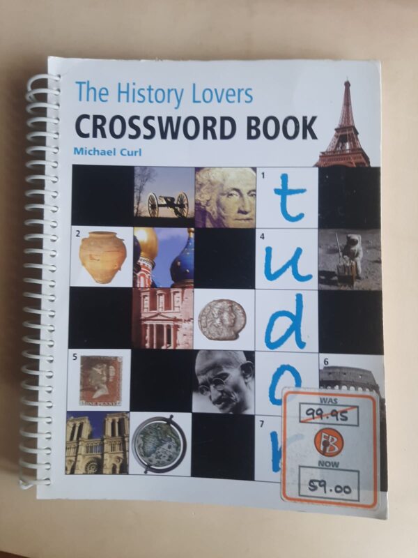 The History Lovers Crossword Book – Michael Curl secondhand book