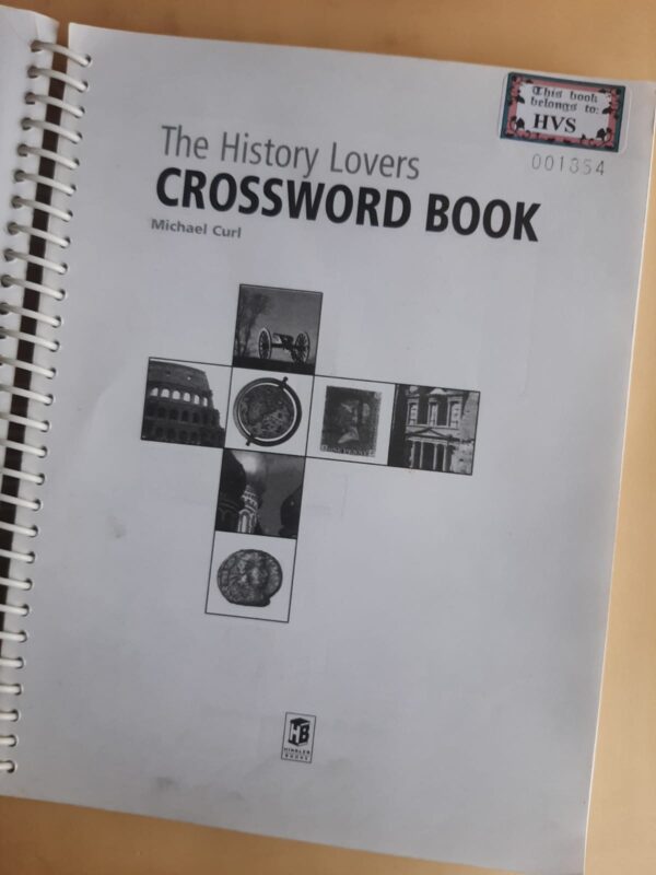 The History Lovers Crossword Book – Michael Curl secondhand book