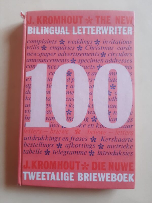 The New Bilingual Letter Writer | Die Nuwe Tweetalige Brieweboek – J Kromhout secondhand book