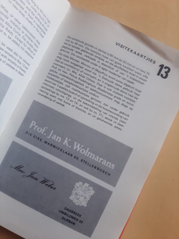 The New Bilingual Letter Writer | Die Nuwe Tweetalige Brieweboek – J Kromhout secondhand book