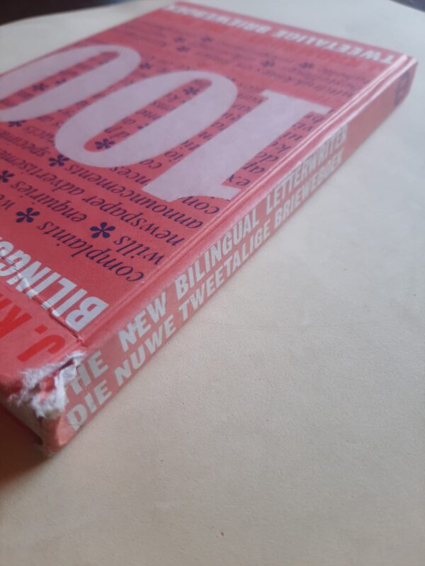 The New Bilingual Letter Writer | Die Nuwe Tweetalige Brieweboek – J Kromhout secondhand book