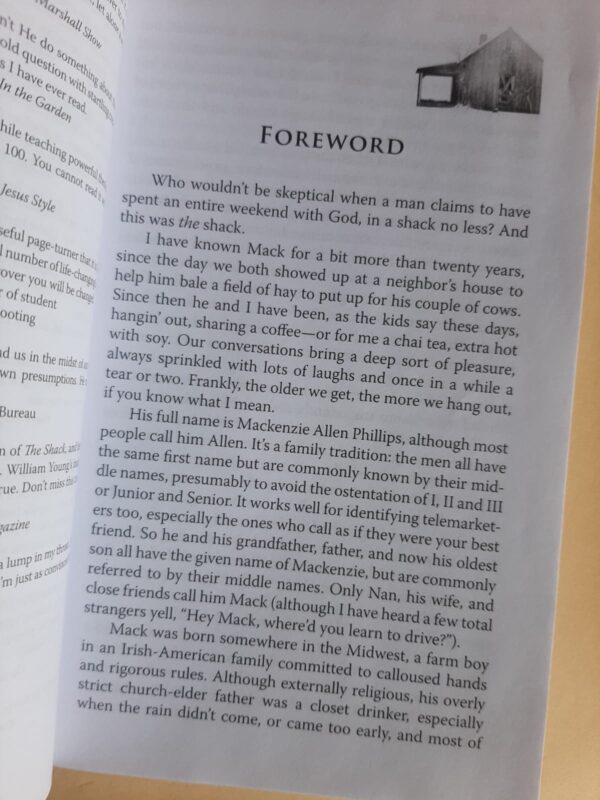 The Shack – William P. Young secondhand book