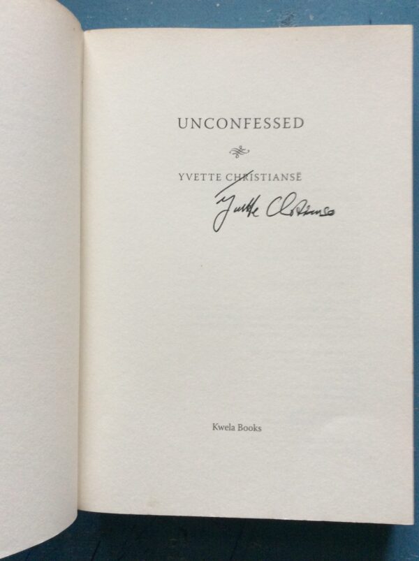Unconfessed – Yvette Christiansë secondhand book