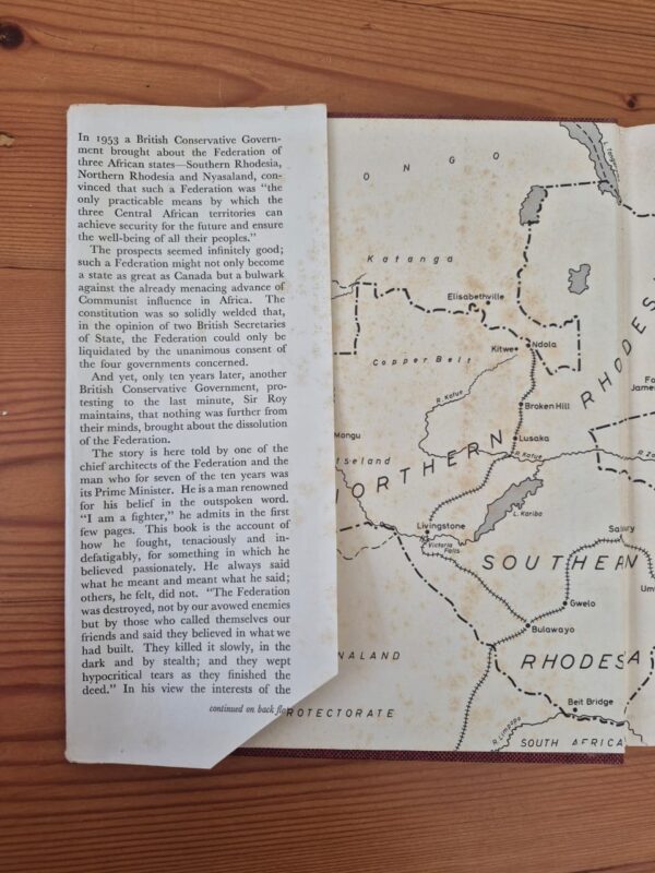 Welensky’s 4000 Days – Roy Welensky secondhand book