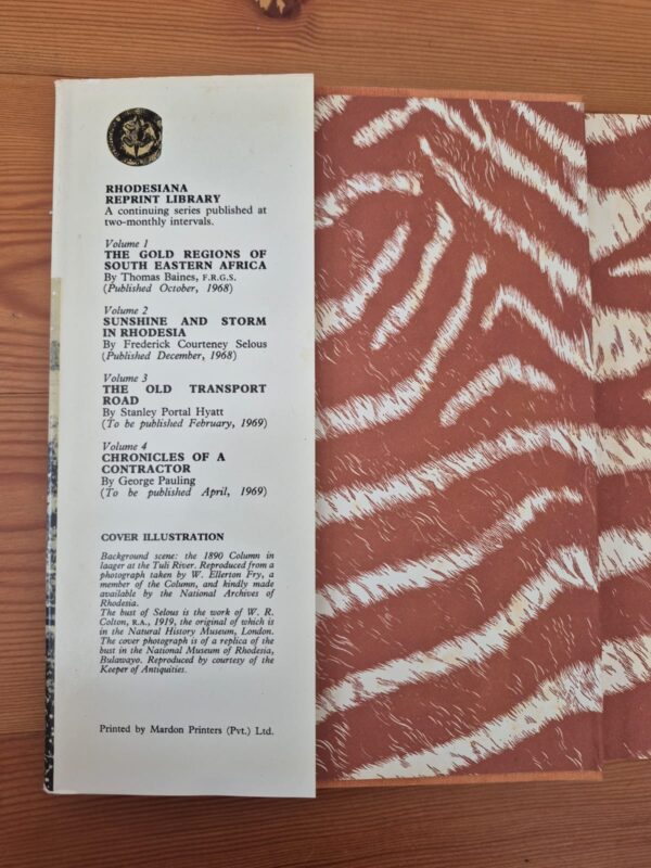 Sunshine & Storm In Rhodesia – F.C. Selous secondhand book