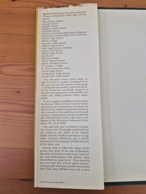 Some Renowned Rhodesian Senior Schools, 1892-1979 – I.P. MacLaren secondhand book