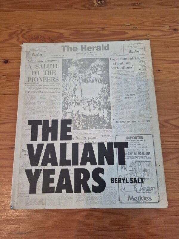 The Valiant Years – Beryl Salt secondhand book