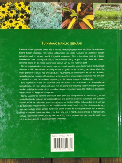 Tuinmaak ‘n Inspirerende En Praktiese Gids – Nancy Gardiner secondhand book