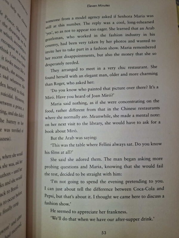 Eleven Minutes – Paulo Coelho secondhand book