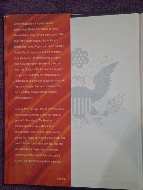 The Eleventh Commandment – Jeffrey Archer secondhand book