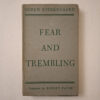 Fear And Trembling – Søren Kierkegaard, Robert Payne secondhand book