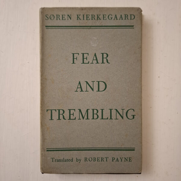 Fear And Trembling – Søren Kierkegaard, Robert Payne secondhand book