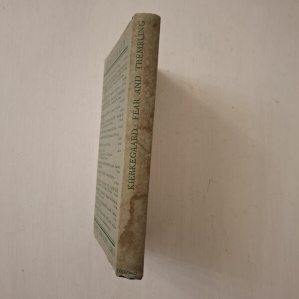 Fear And Trembling – Søren Kierkegaard, Robert Payne secondhand book