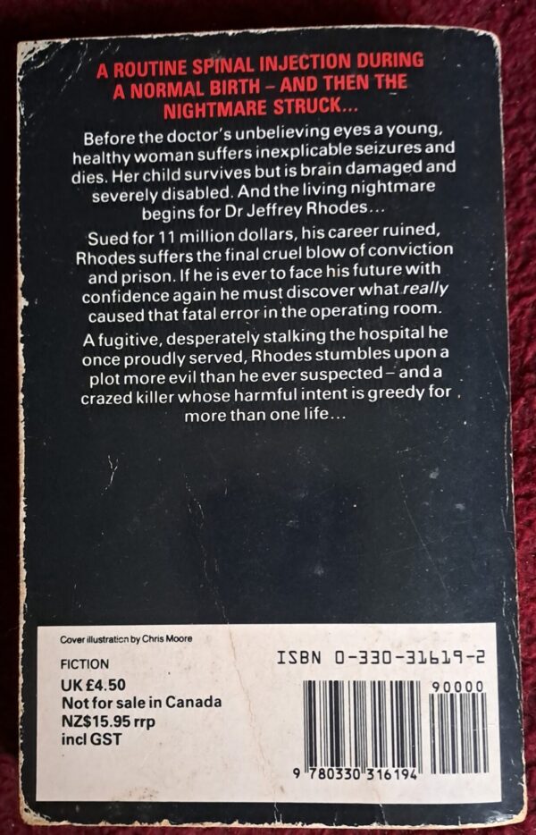 Harmful Intent – Robin Cook secondhand book