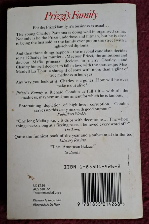 Prizzi’s Family – Richard Condon secondhand book