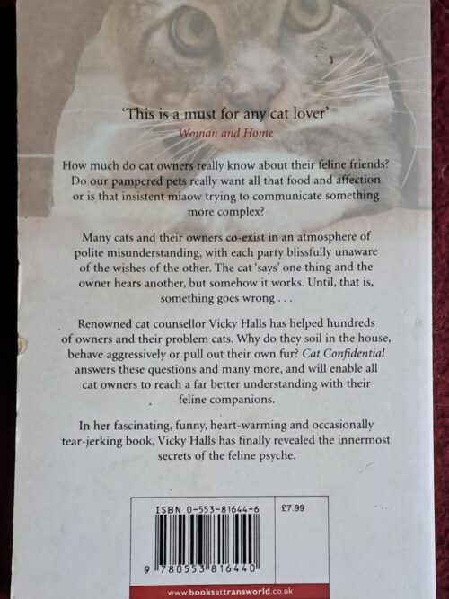 Cat Confidential – Vicky Halls secondhand book