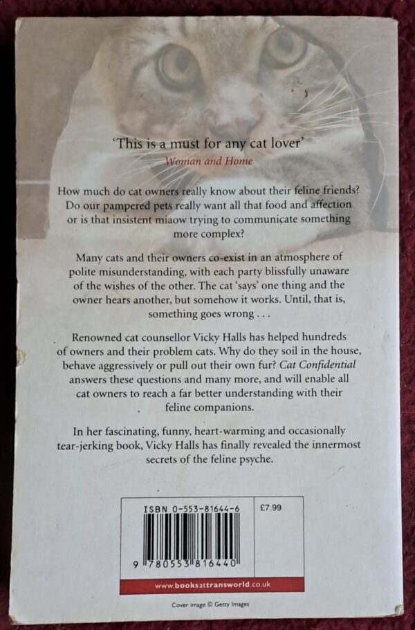 Cat Confidential – Vicky Halls secondhand book