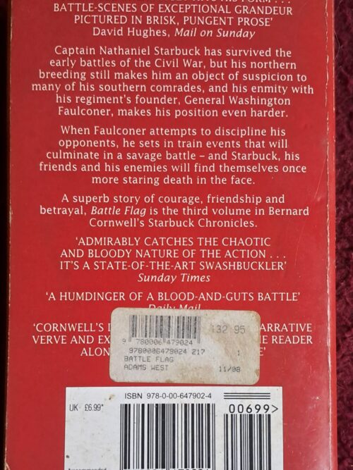 Battle Flag – Bernard Cornwell secondhand book