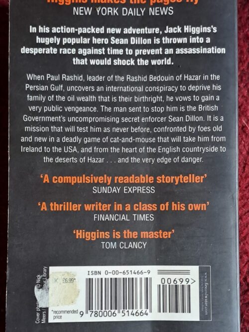 Edge Of Danger – Jack Higgins secondhand book