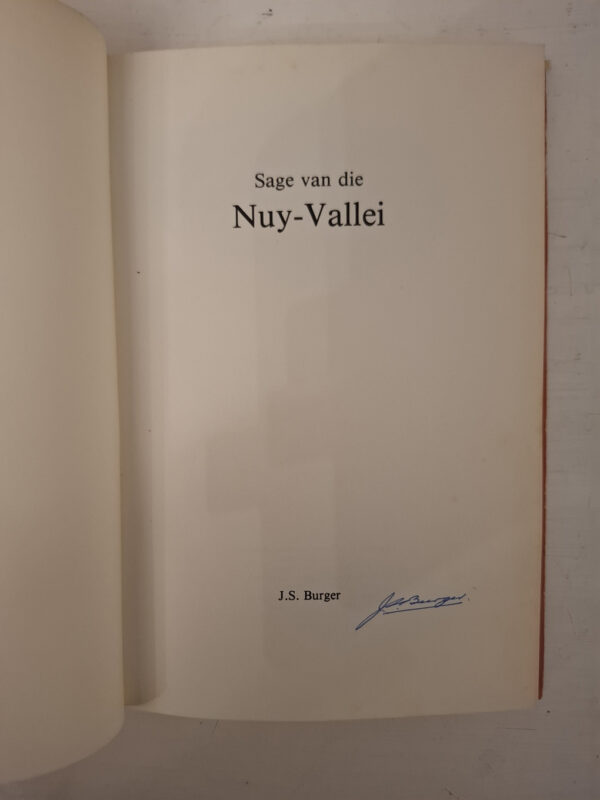Sage Van Die Nuy-Vallei – J. S. Burger secondhand book