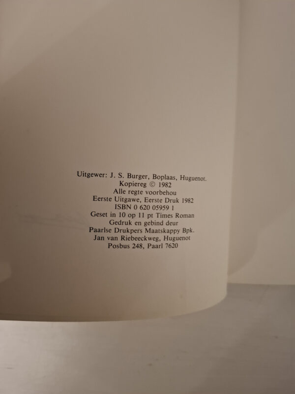 Sage Van Die Nuy-Vallei – J. S. Burger secondhand book