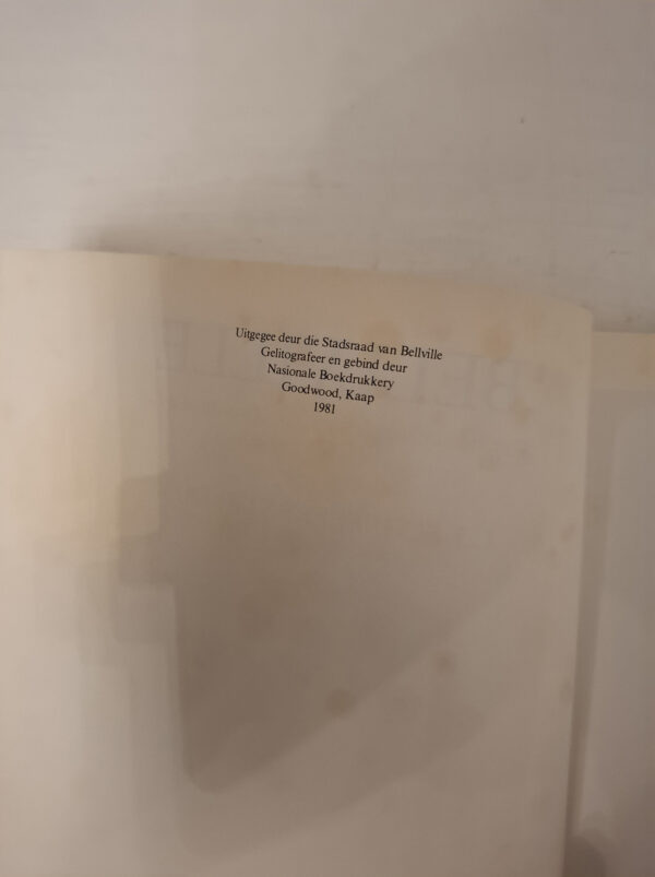 20250905_065134 Bellville Wordingsjare Van ‘n Stad – Growth Of A City – C J S Scheepers Strydom secondhand book